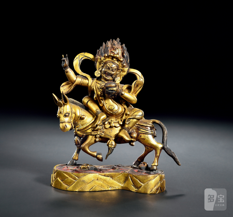 清乾隆（1736-1795年） 吉祥天母像 - 图1